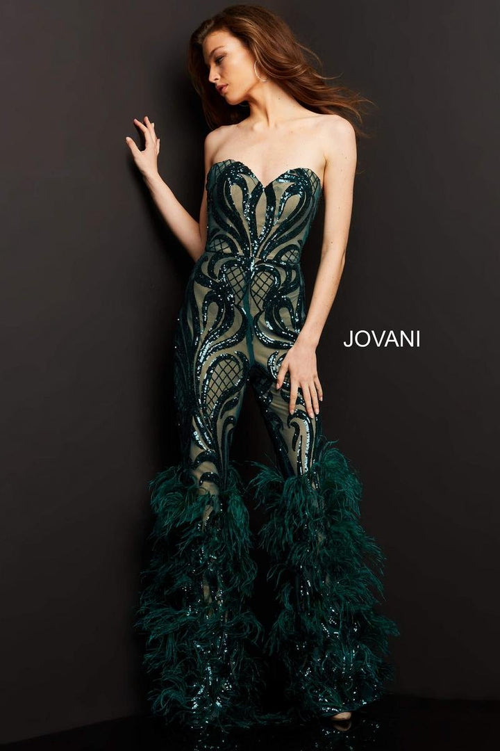 Jovani 05669 Green Prom Dress