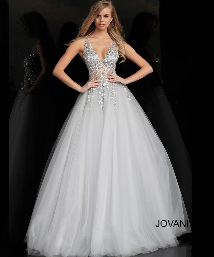 Jovani 65379 — Grey