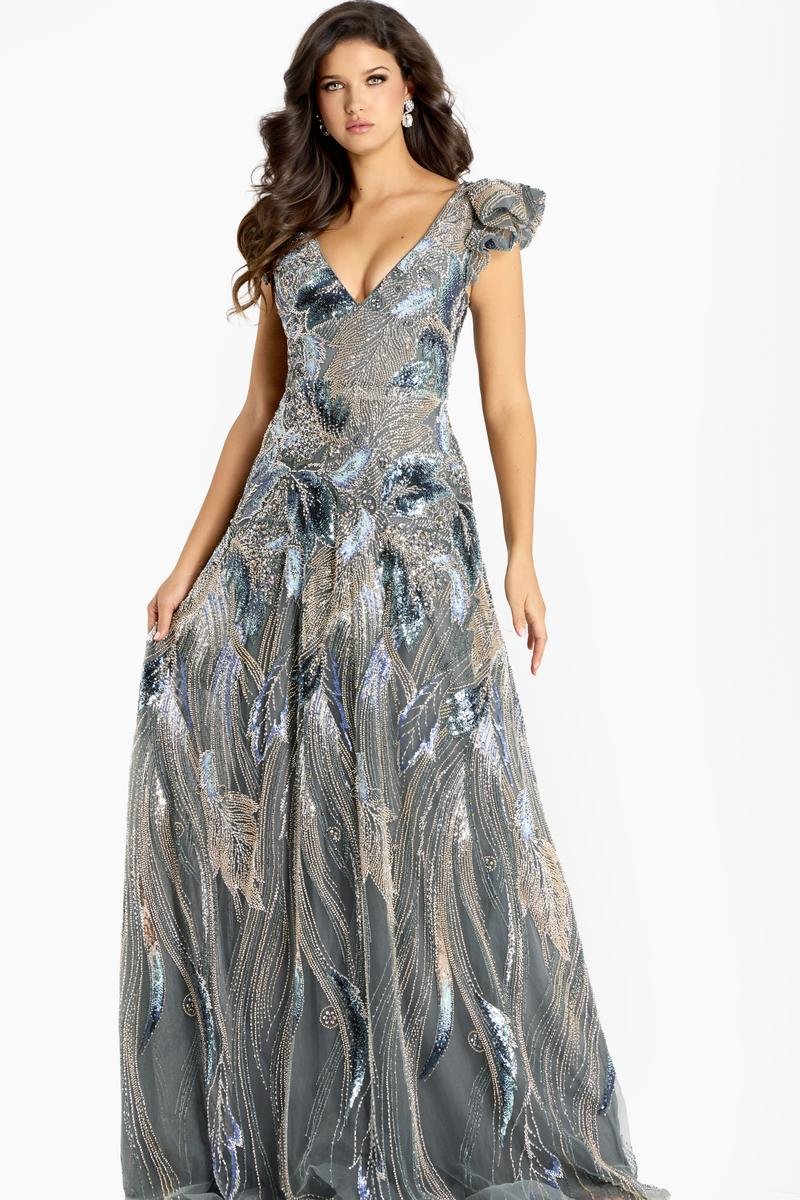 Jovani 45942 Grey Prom Dress