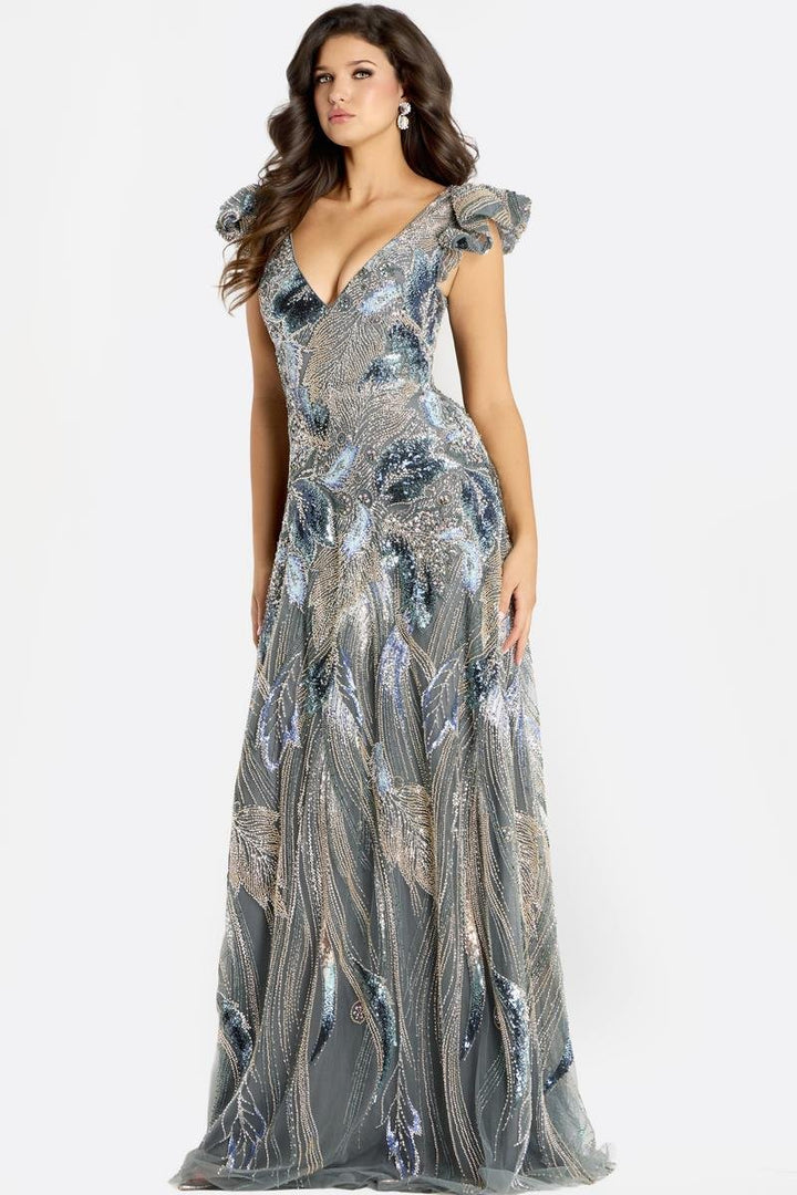 Jovani 45942 Grey Prom Dress