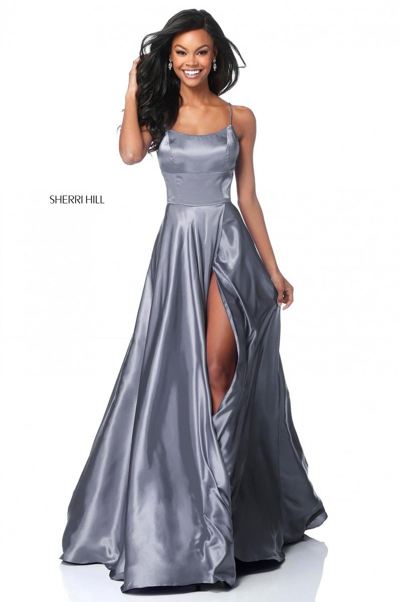 Sherri Hill 51631 — Gunmetal
