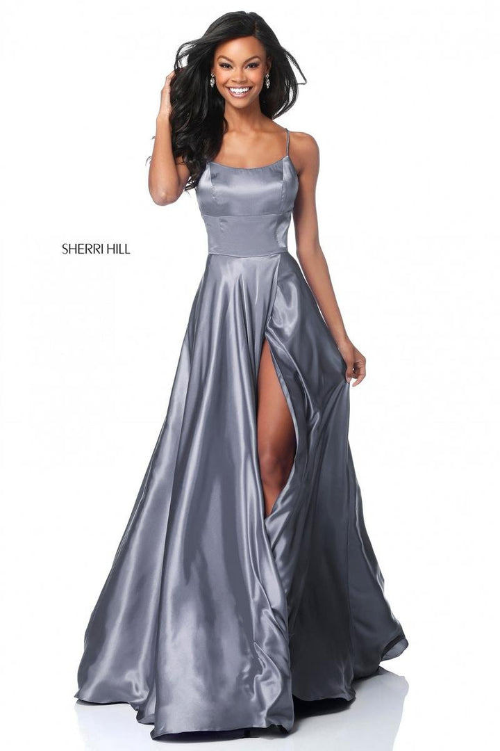 Sherri Hill 51631 — Gunmetal