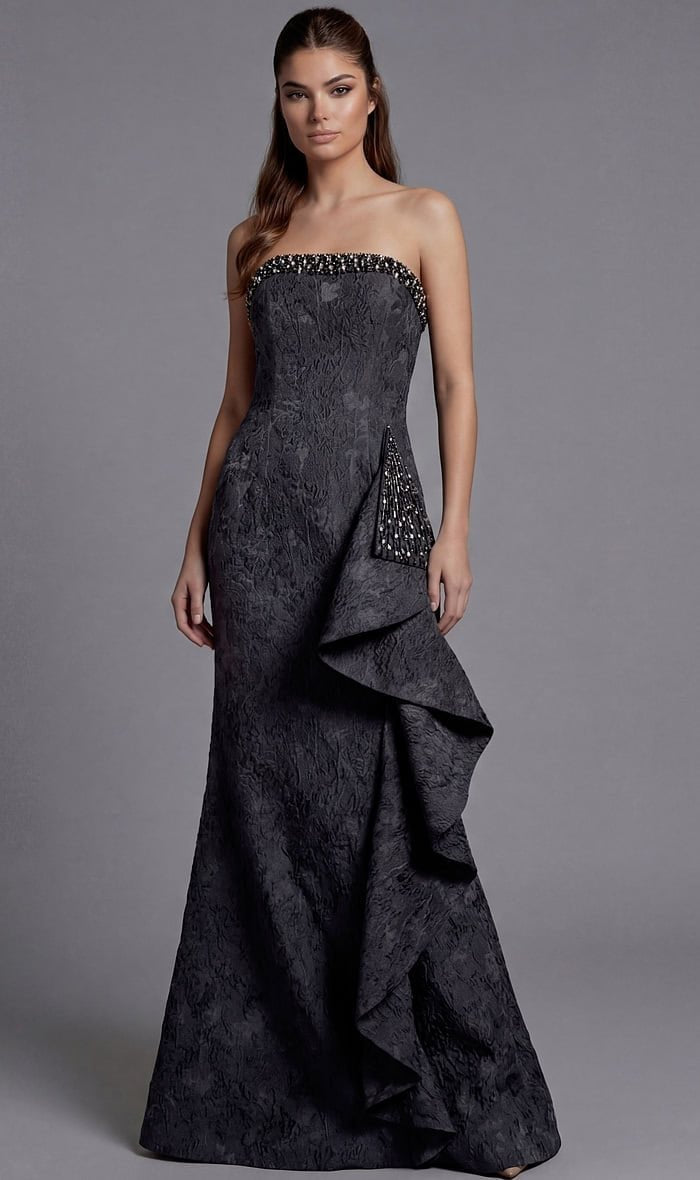 Jovani 41135 — Gunmetal