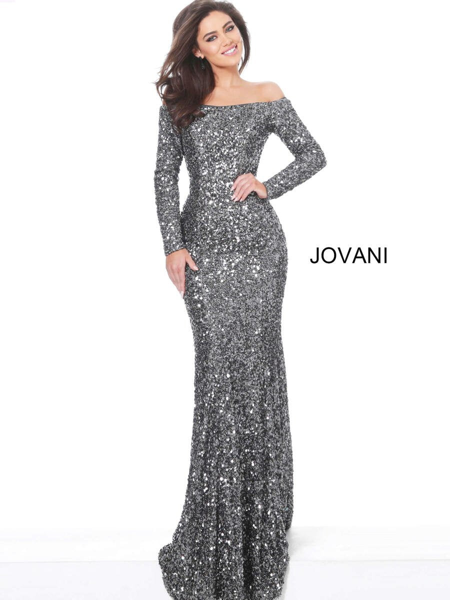 Jovani 61470 — Gunmetal
