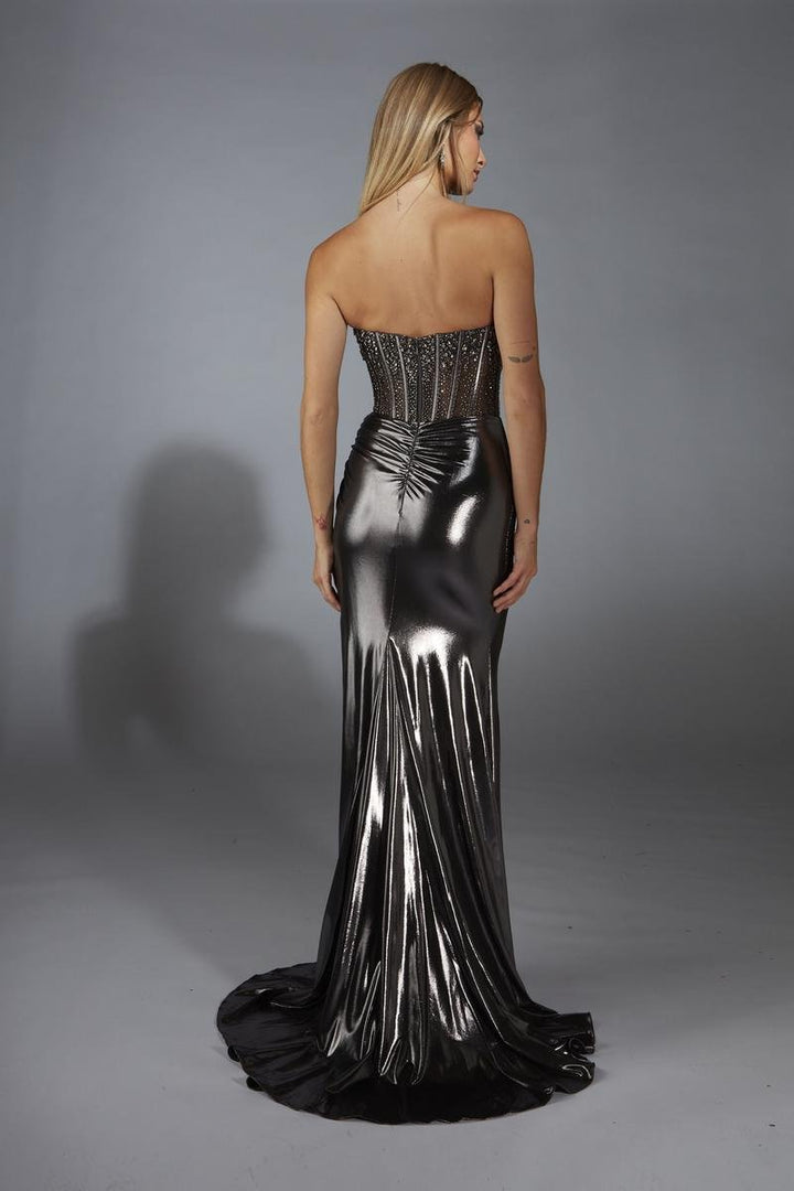 Alyce Paris 61817 Gunmetal Prom Dress
