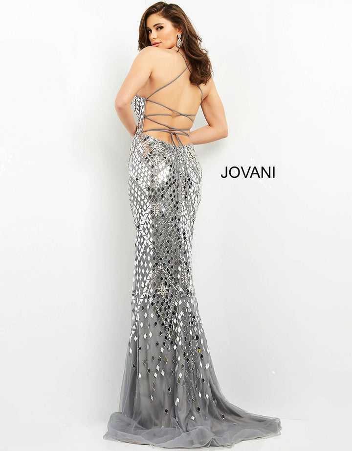 Jovani 06676 — Gunmetal