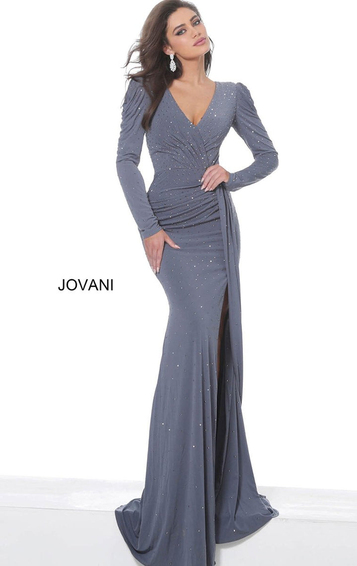 Jovani 4068 — Gunmetal
