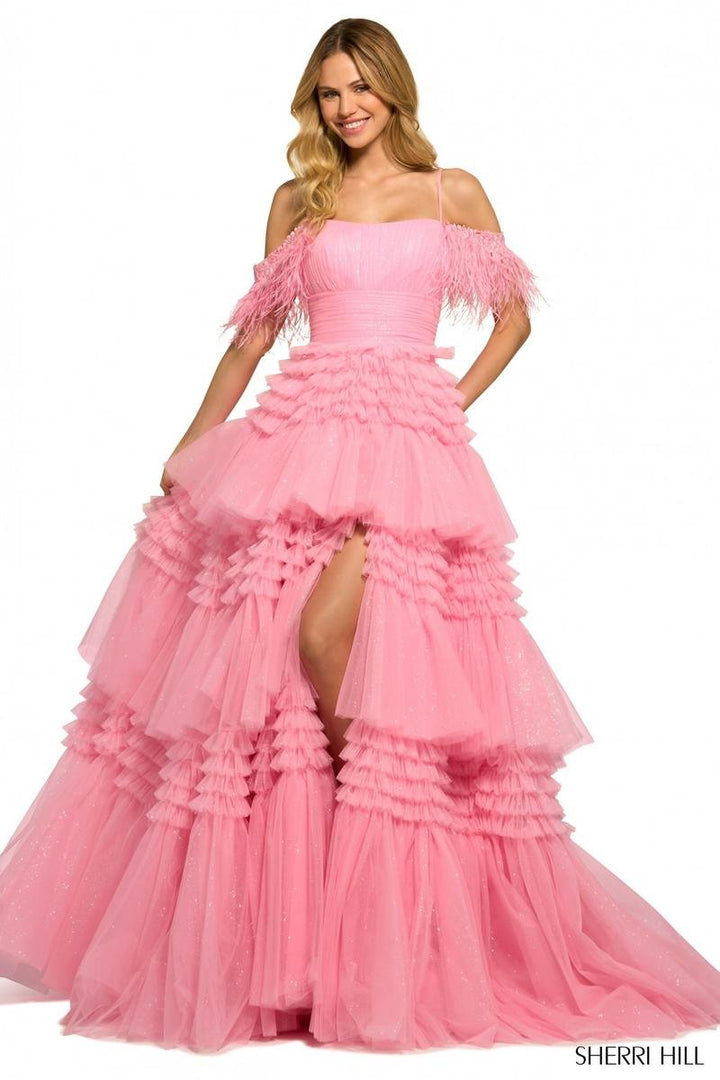 Sherri Hill 55507 — Hot Pink