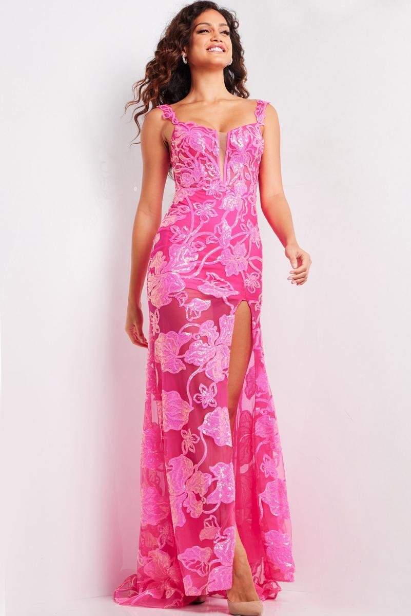 Jovani 38462 — Hot Pink