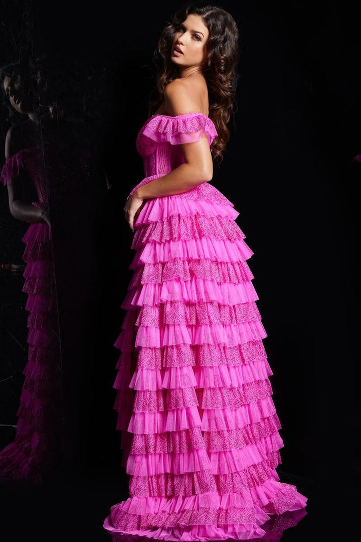 Jovani 38251 — Hot Pink