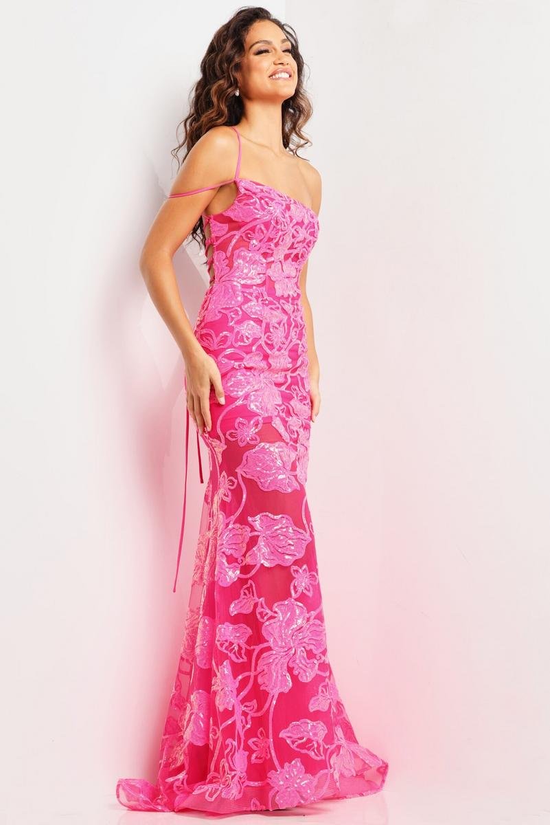 Jovani 38463 — Hot Pink