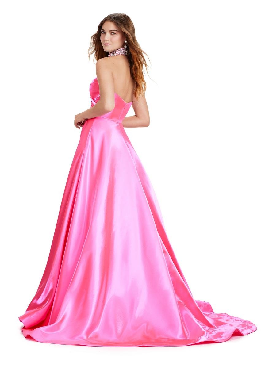 Ashley Lauren 11473 Hot Pink Prom Dress
