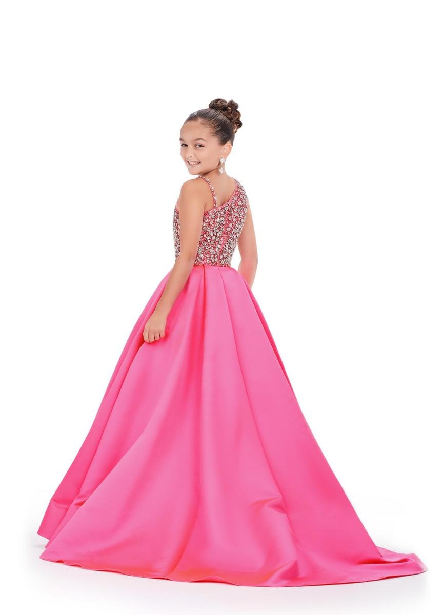 Ashley Lauren 8153 Hot Pink Prom Dress