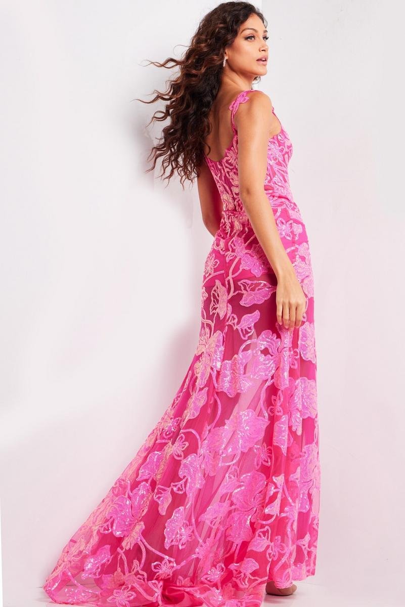 Jovani 38462 — Hot Pink