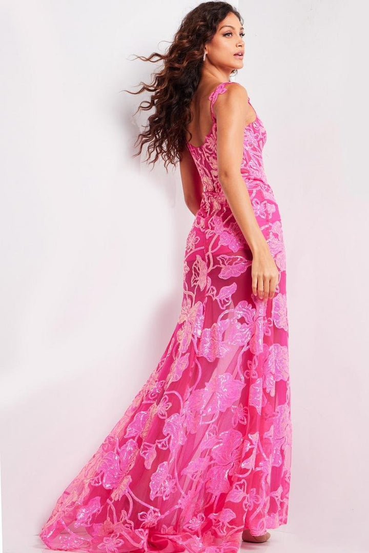 Jovani 38462 — Hot Pink