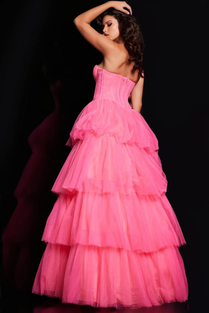 Jovani 37062 — Hot Pink