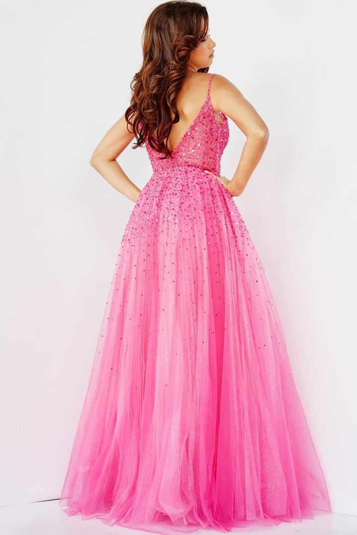 Jovani 08408 — Hot Pink