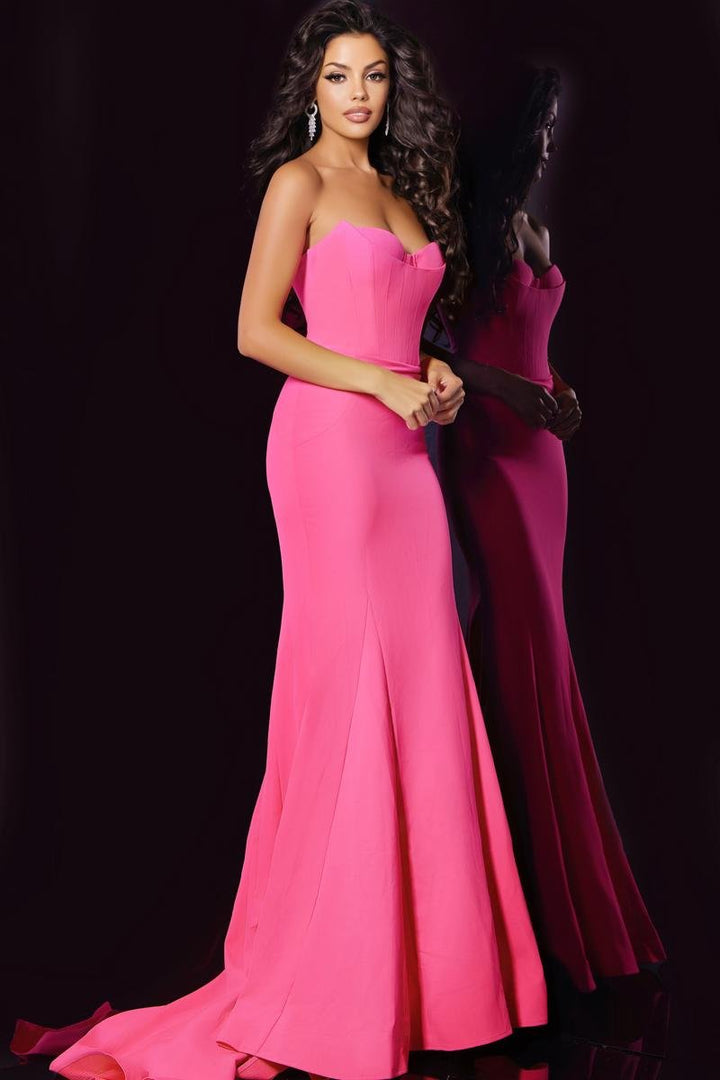 Jovani 38974 — Hot Pink