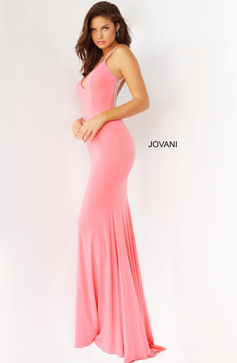 Jovani 07297 Hot Pink Prom Dress