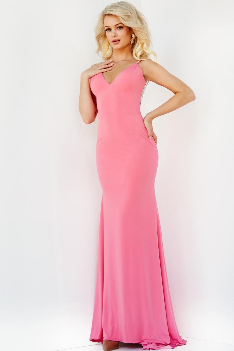 Jovani 07297 Hot Pink Prom Dress