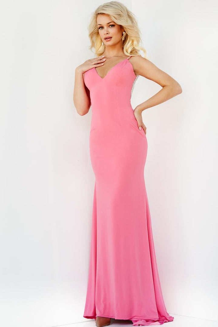 Jovani 07297 Hot Pink Prom Dress