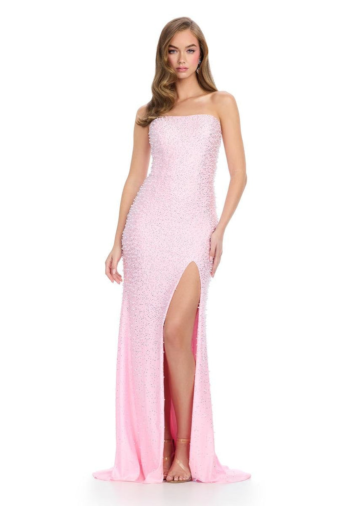 Ashley Lauren 11856 Ice Pink Prom Dress