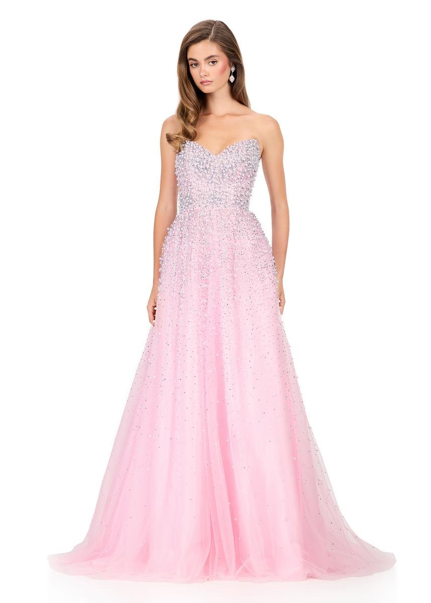 Ashley Lauren 12180 Ice Pink Prom Dress
