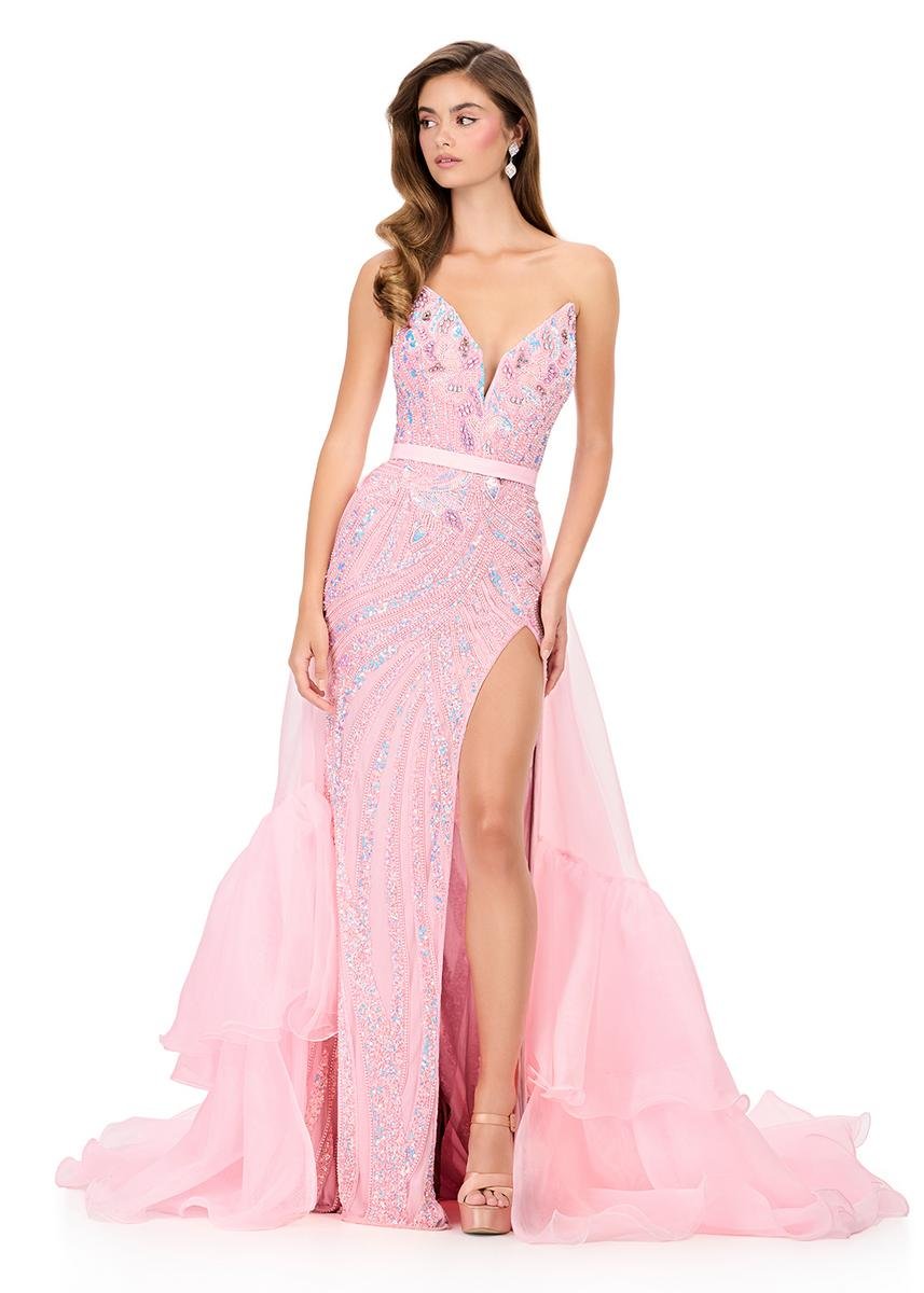 Ashley Lauren 12294 Ice Pink Prom Dress