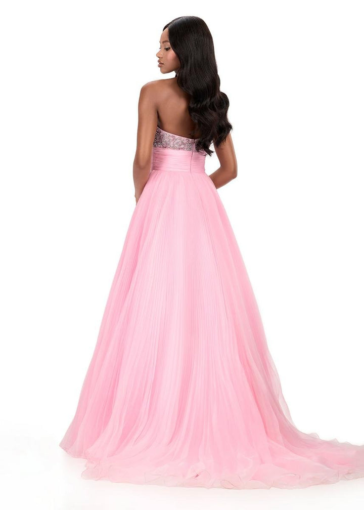 Ashley Lauren 12275 Ice Pink Prom Dress