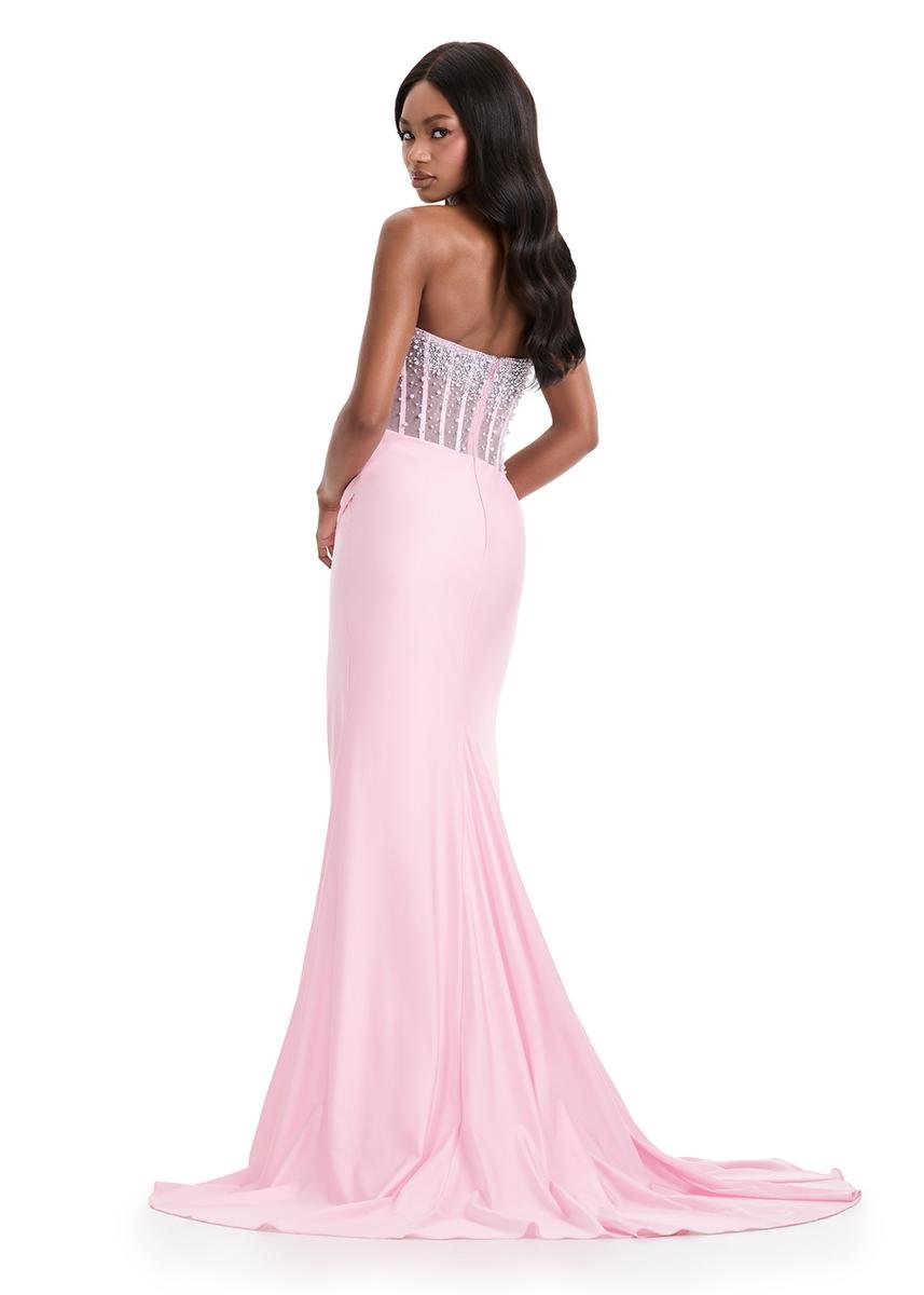 Ashley Lauren 12087 Ice Pink Prom Dress
