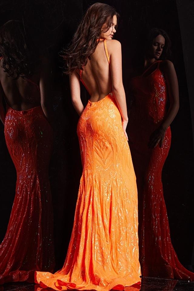 Jovani 23852 — Iridescent Orange