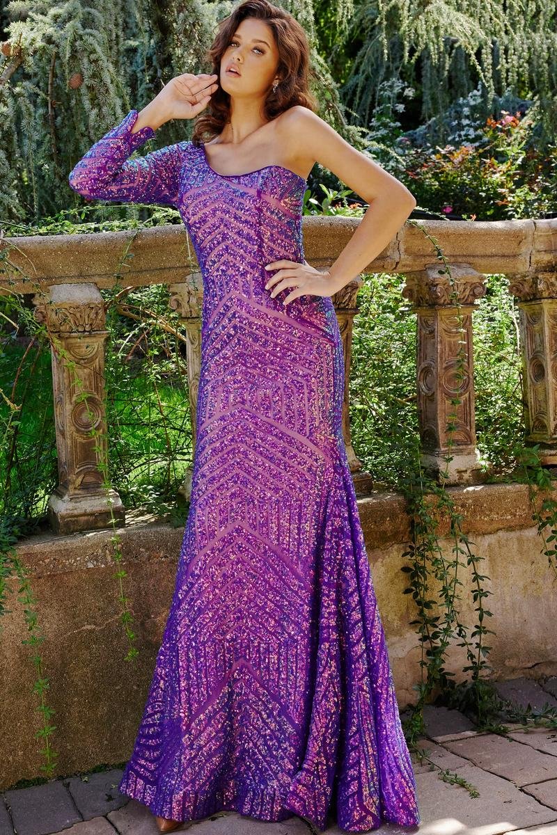 Jovani 24098 — Iridescent Violet