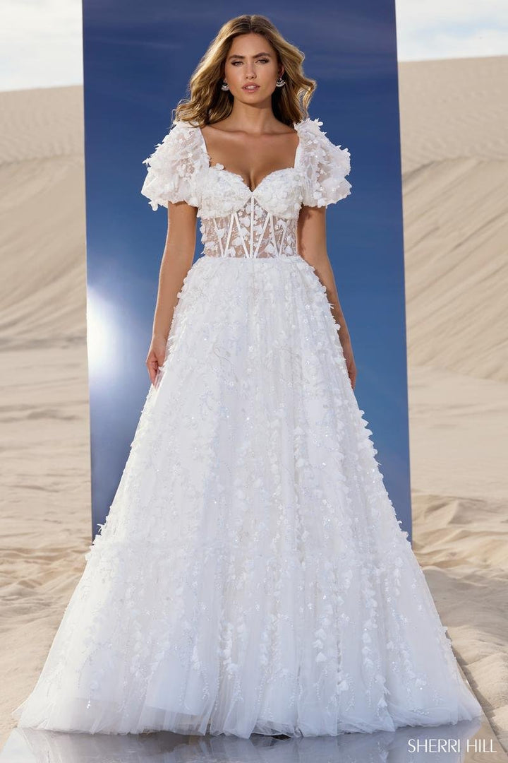 Sherri Hill 56813 — Ivory