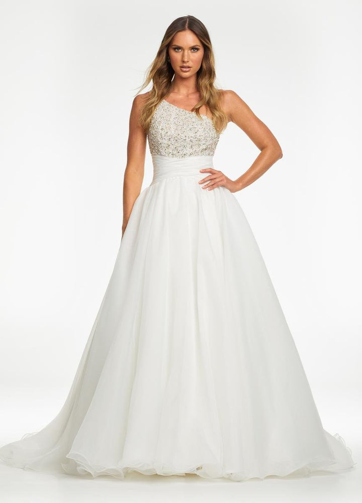 Ashley Lauren 11127 Ivory Prom Dress