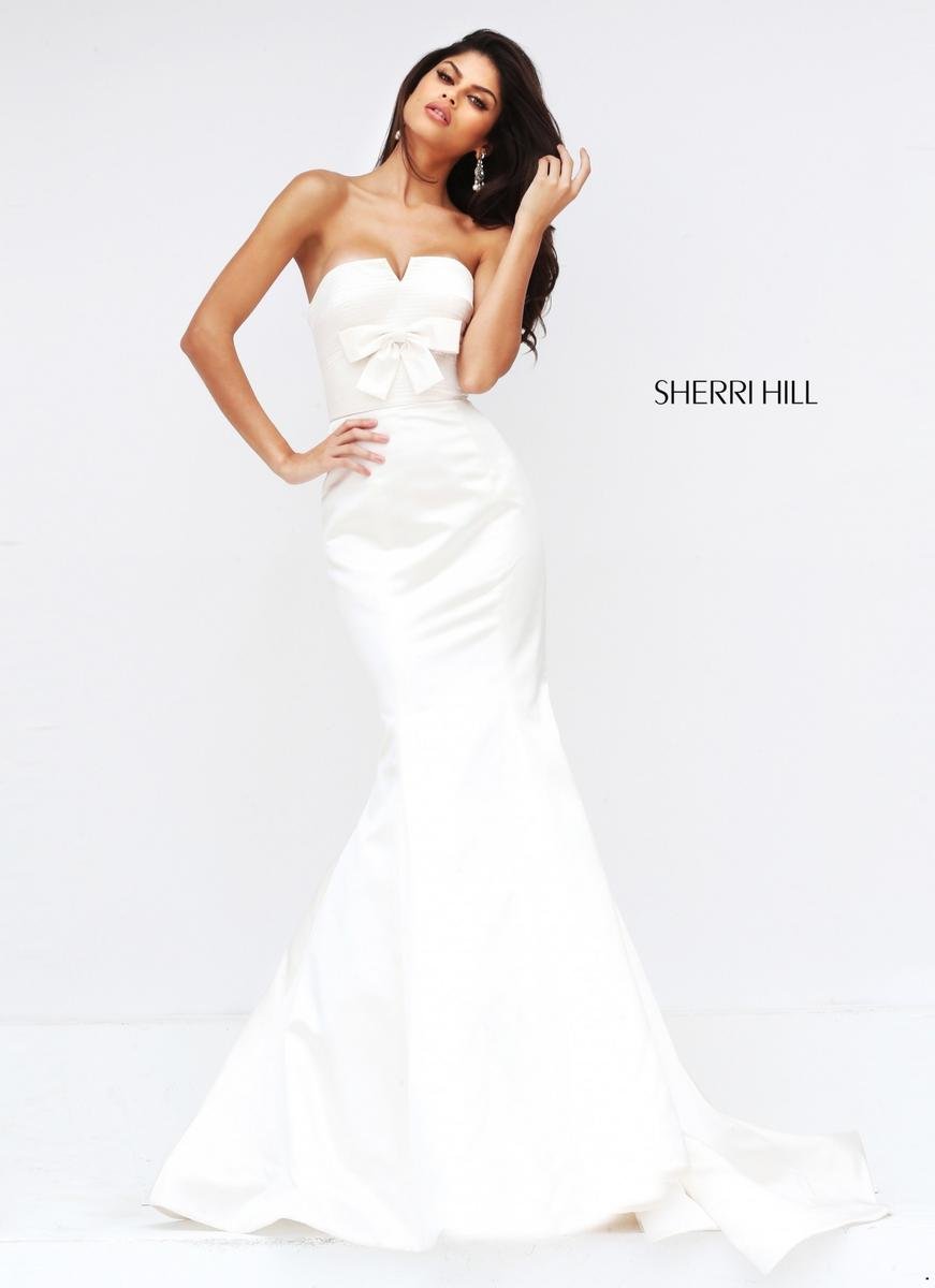 Sherri Hill 50543 Ivory Prom Dress