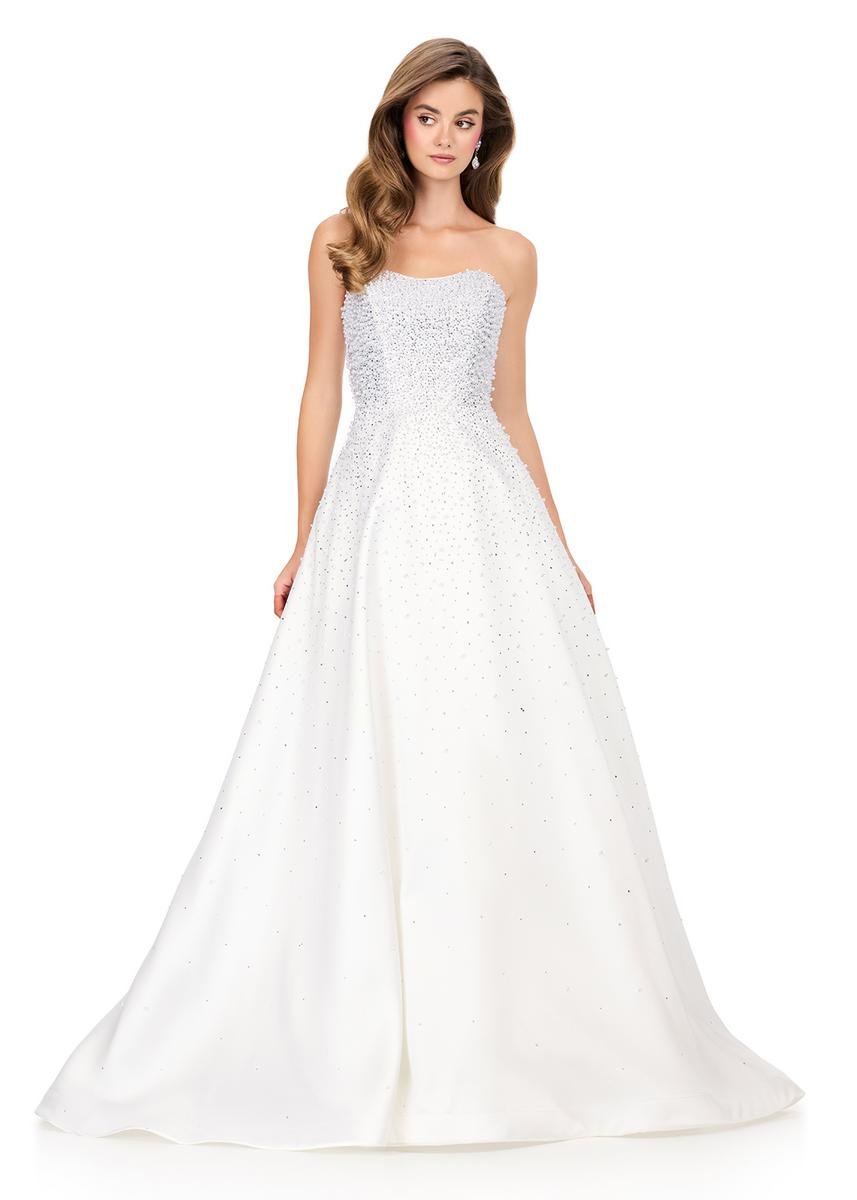 Ashley Lauren 12192 Ivory Prom Dress