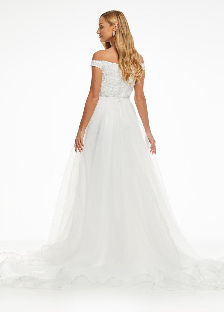 Ashley Lauren 1739 Ivory Prom Dress