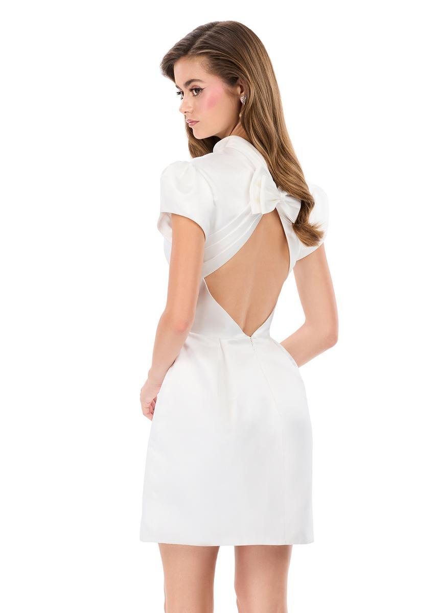 Ashley Lauren 4969 Ivory Prom Dress