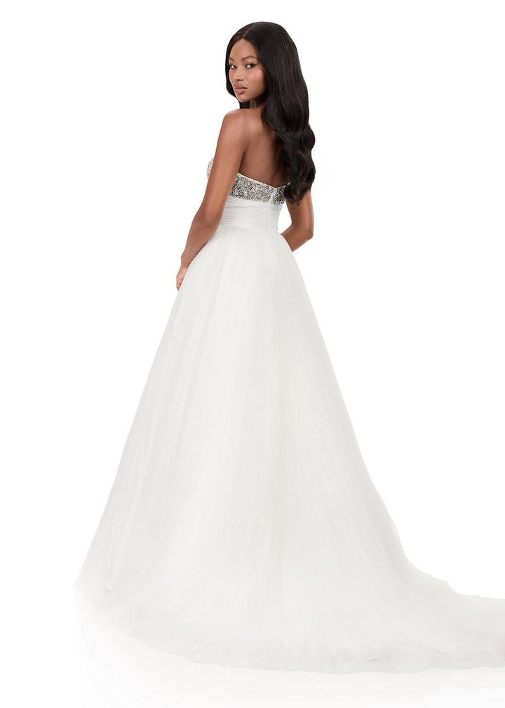 Ashley Lauren 12275 Ivory Prom Dress