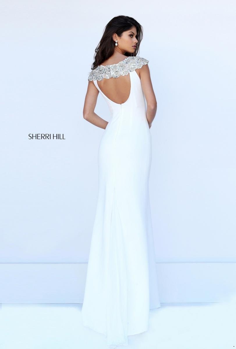 Sherri Hill 50593 Ivory Prom Dress