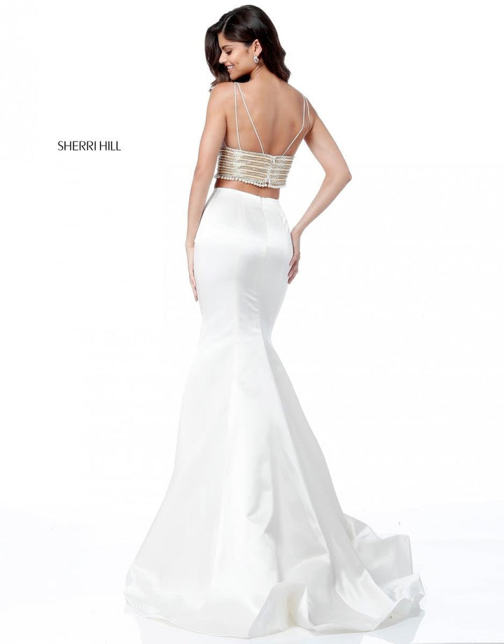 Sherri Hill 51711 Ivory Prom Dress