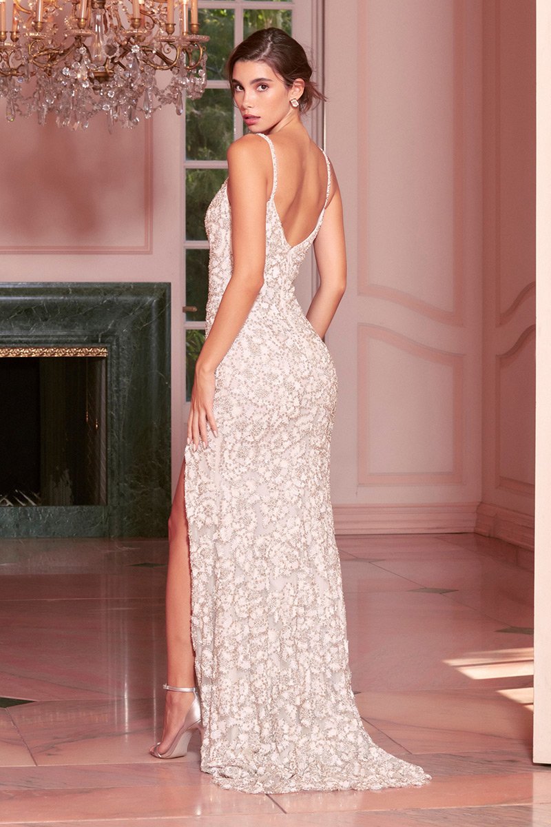 Sherri Hill 91059 Ivory Prom Dress