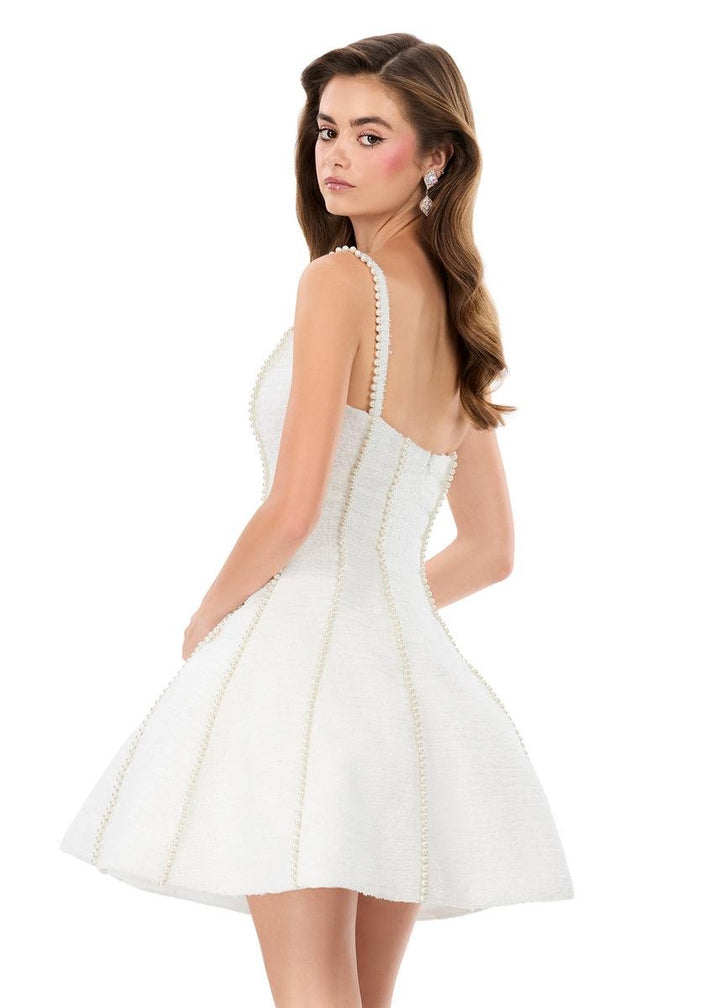 Ashley Lauren 4982 Ivory Prom Dress