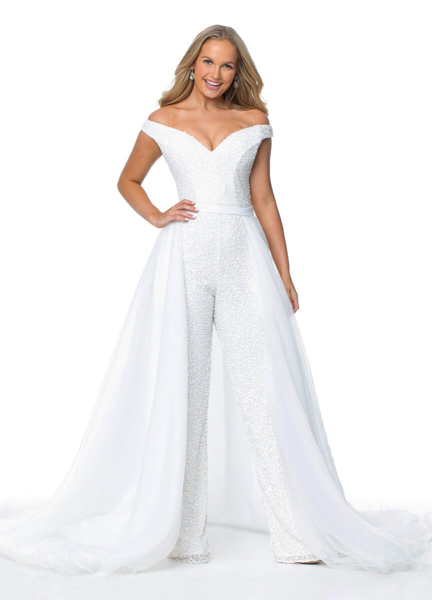 Ashley Lauren 1739 Ivory Prom Dress