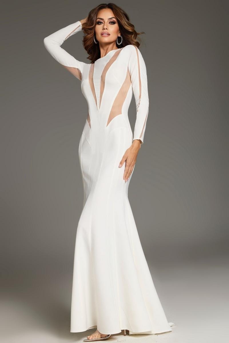 Jovani 37671 — Ivory