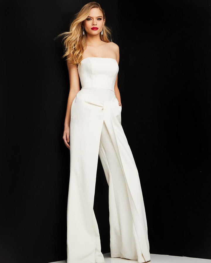 Jovani 03828 Ivory Prom Dress