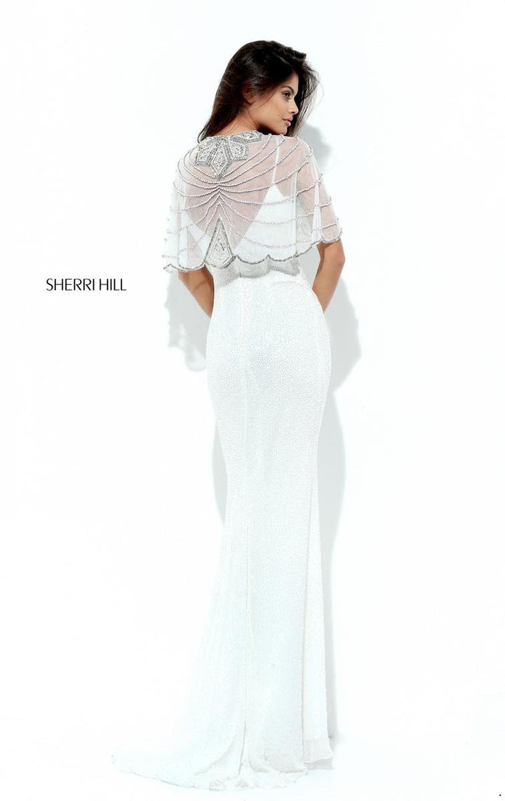 Sherri Hill 50731 Ivory Prom Dress
