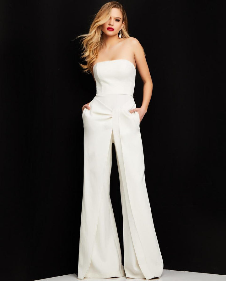 Jovani 03828 Ivory Prom Dress