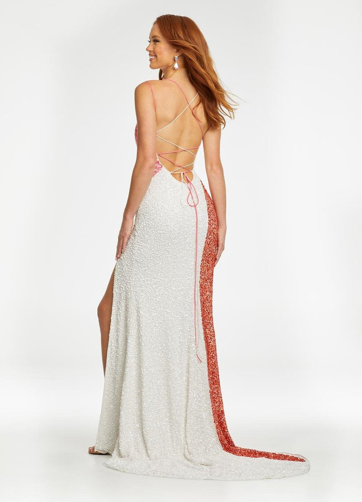 Ashley Lauren 11160 — Ivory/Multi