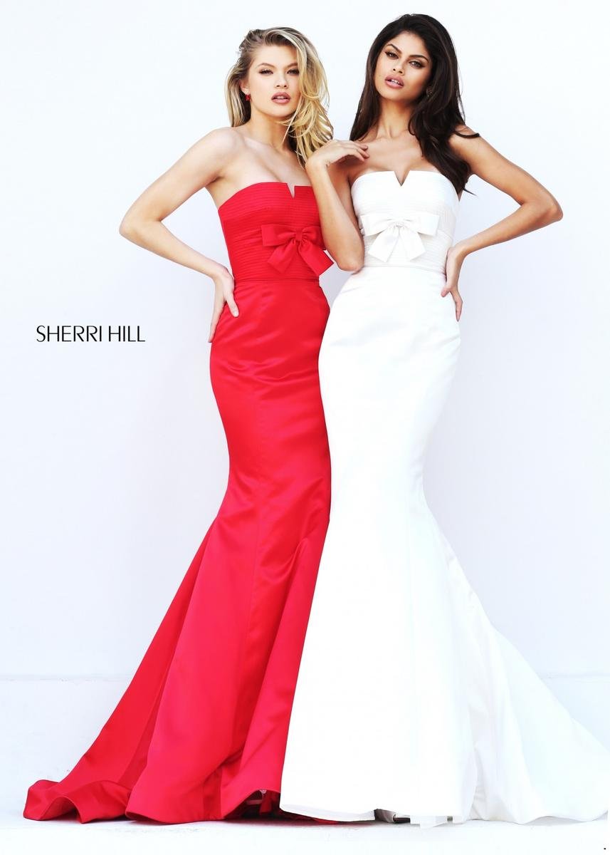 Sherri Hill 50543 Ivory Prom Dress